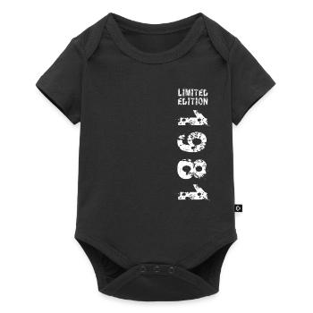 1981 Geburtstag Geschenkidee Vintage Edition 1981 - Baby Premium Kurzarmbody - Schwarz - Vorne