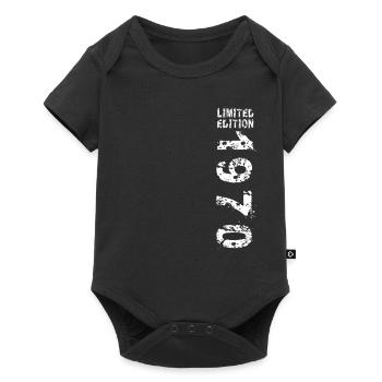 Idée cadeau d’anniversaire des années 1970 Édition vintage des années 1970 - Body à manches courtes Premium Bébé - noir - Devant