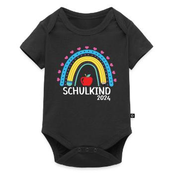 Start of school enrollment school child 2024 - Baby Premium short-sleeve bodysuit - black - Front