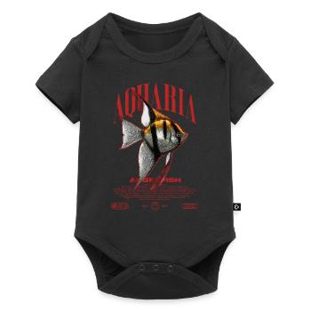 Altum Angelfish Cichlid Fish Keeper Streetwear - Body à manches courtes Premium Bébé - noir - Devant