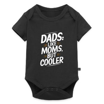 Les papas comme les mamans sont juste cool en disant - Body à manches courtes Premium Bébé - noir - Devant