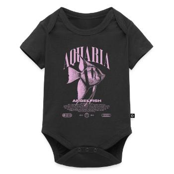Altum Angelfish Cichlid Fish Keeper Streetwear - Body à manches courtes Premium Bébé - noir - Devant
