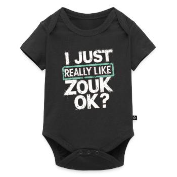 Zouk-Tanz-Geschenk - Baby Premium Kurzarmbody - Schwarz - Vorne