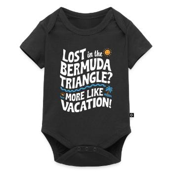 Mysterious disappearances in the Bermuda Triangle - Baby Premium short-sleeve bodysuit - black - Front