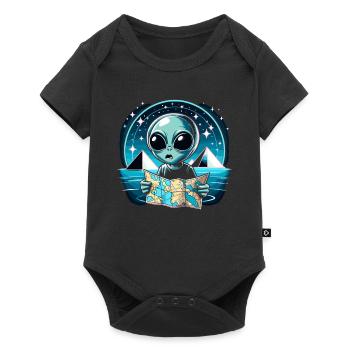 Mysterious disappearances in the Bermuda Triangle - Baby Premium short-sleeve bodysuit - black - Front