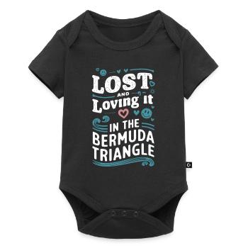 Mysterious disappearances in the Bermuda Triangle - Baby Premium short-sleeve bodysuit - black - Front