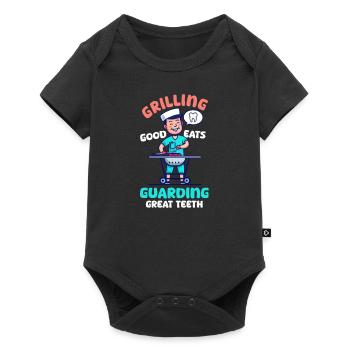 Patriotic Dentist Grilling Good Guarding Great Tee - Baby Premium short-sleeve bodysuit - black - Front