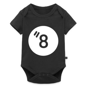 8 balles - Body à manches courtes Premium Bébé - noir - Devant