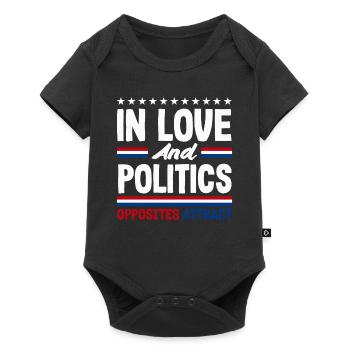 In Love And Politics Unity Patriotic American - Baby Premium short-sleeve bodysuit - black - Front