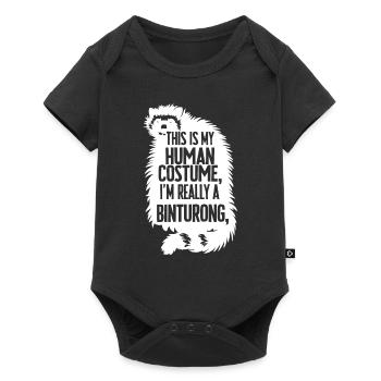 Binturong Bearcat Gift - Baby Premium short-sleeve bodysuit - black - Front