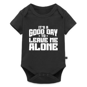 Cadeaux amusants pour les introvertis - Body à manches courtes Premium Bébé - noir - Devant