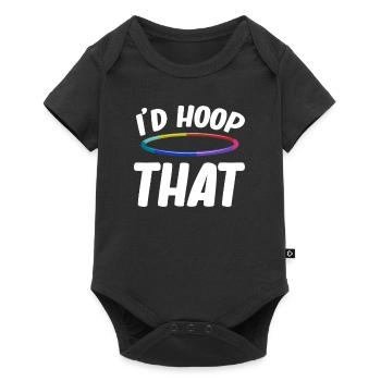 I would love these funny hoop jugglers who - Baby Premium short-sleeve bodysuit - black - Front