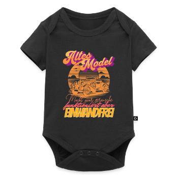 Geburtstag Altes Auto Model Sunset lustiger Spruch - Baby Premium Kurzarmbody - Schwarz - Vorne