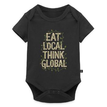 Farmers Market Farmer Agriculture Farming Food - Baby Premium Kurzarmbody - Schwarz - Vorne