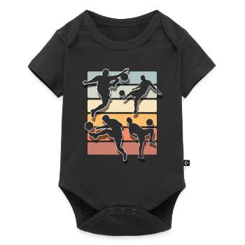 Soccer Soccer Players - Baby Premium short-sleeve bodysuit - black - Front