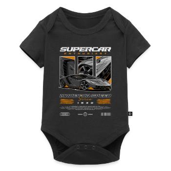 Supercar Enthusiast Car Birthday Born In 1930 - Baby Premium short-sleeve bodysuit - black - Front