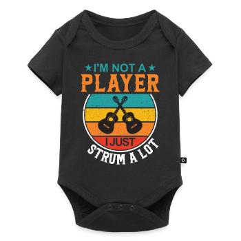 I'm Not A Player, I Just Strum A Lot. - Baby Premium short-sleeve bodysuit - black - Front