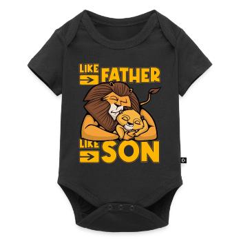Tel père, tel fils - Body à manches courtes Premium Bébé - noir - Devant