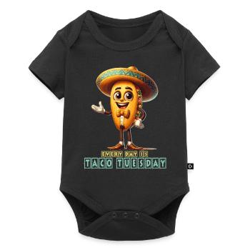 Every day is Taco Tuesday - Baby Premium short-sleeve bodysuit - black - Front