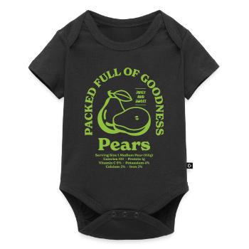 Pears Nutritional - Baby Premium short-sleeve bodysuit - black - Front
