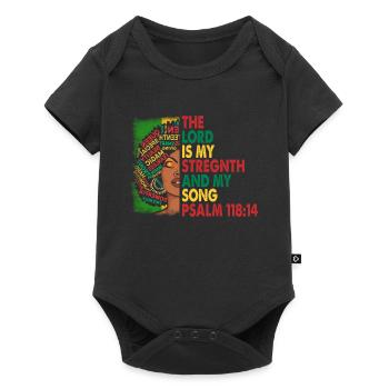 African American Christ Jesus Black Women - Baby Premium short-sleeve bodysuit - black - Front