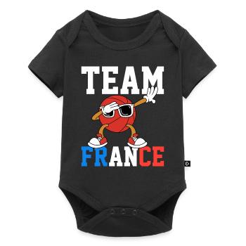 Cadeau Supporter Basketball basket France - Body à manches courtes Premium Bébé - noir - Devant