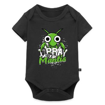 Praying Mantis I Pray Like A Mantis - Baby Premium short-sleeve bodysuit - black - Front