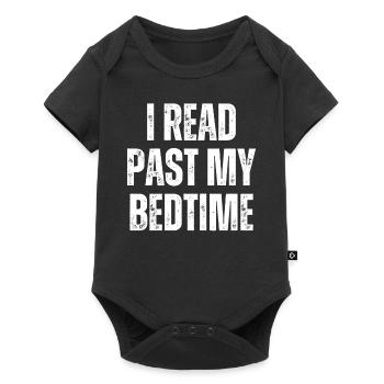 Library Book Lover Reading Bookworm - Baby Premium short-sleeve bodysuit - black - Front