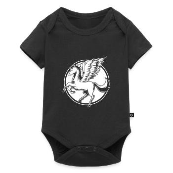 Pegasus - Baby Premium short-sleeve bodysuit - black - Front