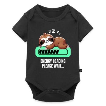 Sloth Sleep Shirt Chilling Cute Sleeping Cute - Baby Premium short-sleeve bodysuit - black - Front
