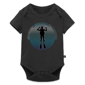 C’est toujours la saison de plongée quelque part - Body à manches courtes Premium Bébé - noir - Devant