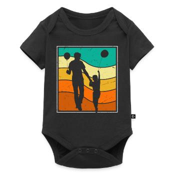Dad - Baby Premium short-sleeve bodysuit - black - Front