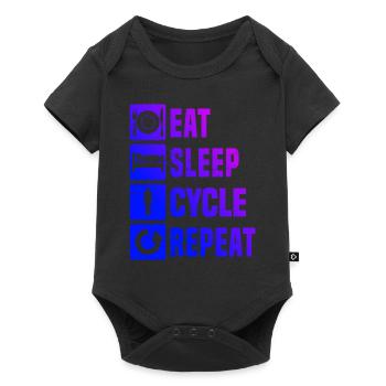 Cyclisme VTT Vélo cycliste Vélo Homme - Body à manches courtes Premium Bébé - noir - Devant