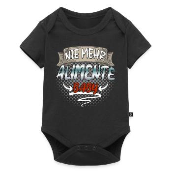 No more alimony - Baby Premium short-sleeve bodysuit - black - Front