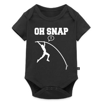 Pole Vaulter Gift - Baby Premium short-sleeve bodysuit - black - Front