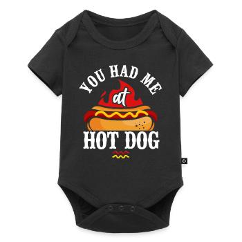 Hot Dog Adult Girl You Had Me At - Baby Premium short-sleeve bodysuit - black - Front