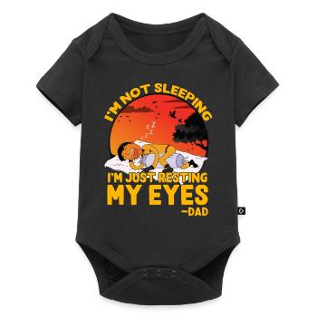 I'm not sleeping I'm just resting my eyes Dad - Baby Premium short-sleeve bodysuit - black - Front