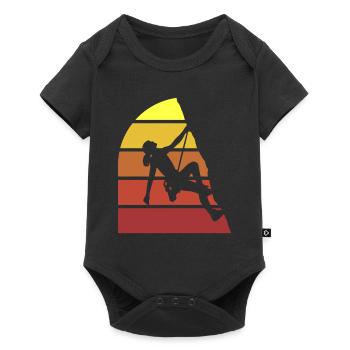 Escalade Montagne Bloc Climble Climber - Body à manches courtes Premium Bébé - noir - Devant