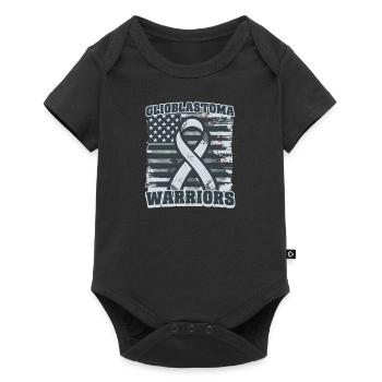 Sensibilisation au glioblastome Glioblastoma Warriors - Body à manches courtes Premium Bébé - noir - Devant