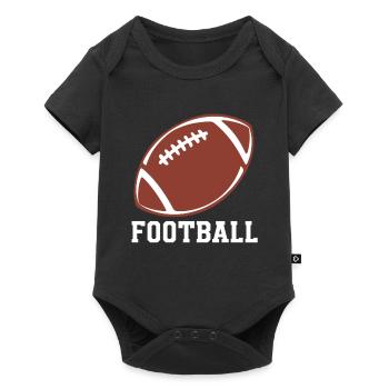 American Football Tshirt Men's Kids Football - Baby Premium short-sleeve bodysuit - black - Front