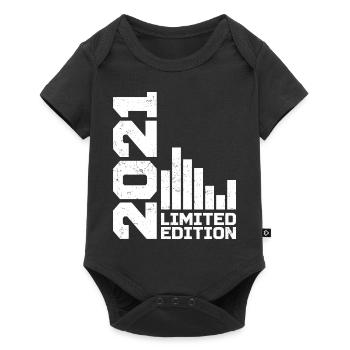 Vintage 2021 Birthday Gift 2021 Built in 2021 - Baby Premium short-sleeve bodysuit - black - Front