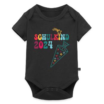 Start of school enrollment school child 2024 - Baby Premium short-sleeve bodysuit - black - Front