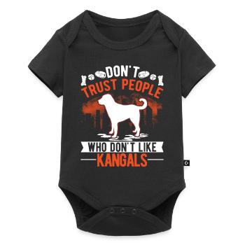 Kangal Gift Anatolian Shepherd Dog - Baby Premium short-sleeve bodysuit - black - Front