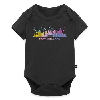 Skyline Von New Orleans New Orleaner - Baby Premium short-sleeve bodysuit - black - Front