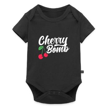 Cherry Cherry Tree Cherry Blossom Fruit Gift - Baby Premium short-sleeve bodysuit - black - Front