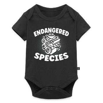 Endangered Species - Engine Combustion Design - Baby Premium short-sleeve bodysuit - black - Front
