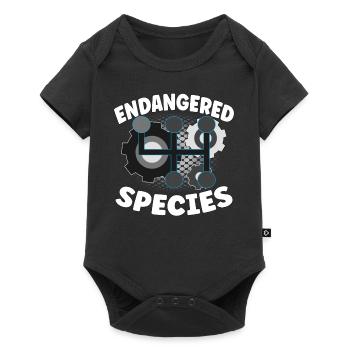 Endangered Species - Engine Combustion Design - Baby Premium short-sleeve bodysuit - black - Front