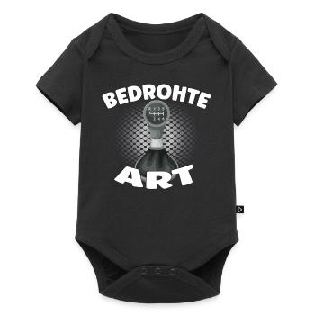 Endangered species - Internal combustion engine car design - Baby Premium short-sleeve bodysuit - black - Front