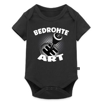 Endangered species - Internal combustion engine car design - Baby Premium short-sleeve bodysuit - black - Front