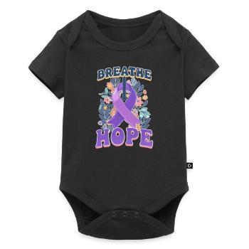 Fibrose kystique Breath Hope - Body à manches courtes Premium Bébé - noir - Devant
